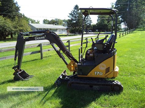 john deere mini excavator 17d|john deere 17d vs 17g.